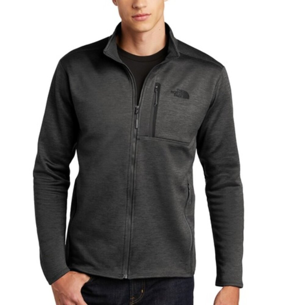 The North Face ® Skyline Full-Zip Fleece Jacket Dark Grey Heather Size 3XL (New)